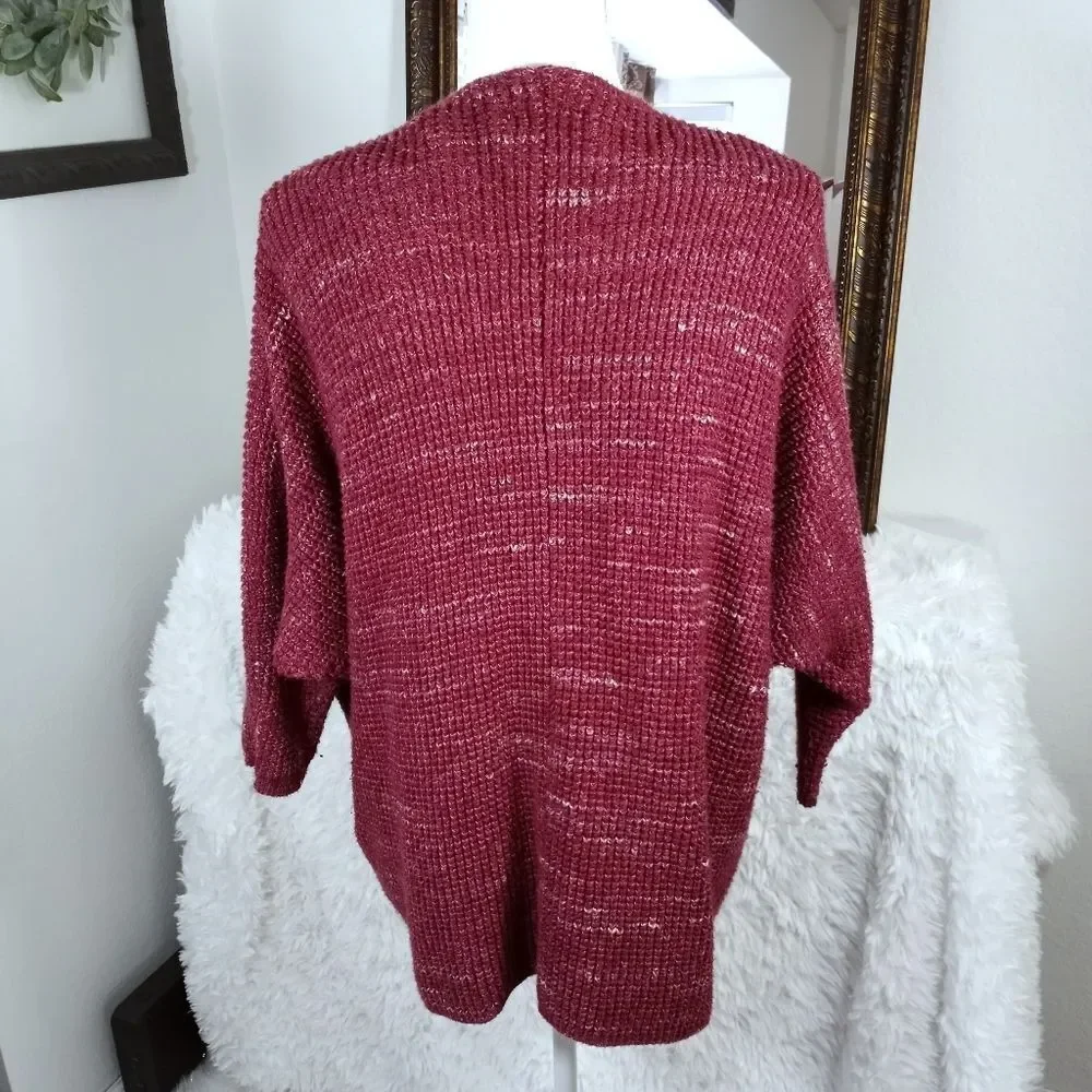 UNIVERSAL THREAD BURGUNDY CARDIGAN SZ.S EUC